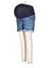 Old Navy - Maternity Blue Denim Shorts Size 12 - photo 1