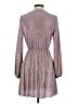 FLORET STUDIOS 100% Polyester Metallic Purple Cocktail Dress Size XS - photo 2