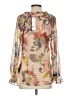 Soft Surroundings Ivory Long Sleeve Blouse Size XS - photo 2