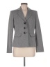Le Suit 100% Polyester Houndstooth Gray Blazer Size 6 - photo 1