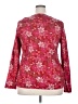 Basic Editions 100% Cotton Red Long Sleeve Henley Size XXL - photo 2
