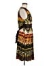 A. Byer Print Brown Casual Dress Size M - photo 4