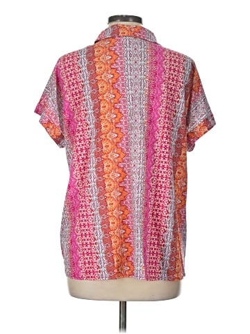 Belle By Kim Gravel Short Sleeve Blouse (view 2)