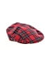 Janie and Jack 100% Wool Plaid Red Hat Size 2T - 3T - photo 1
