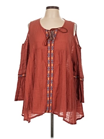 World Market 3/4 Sleeve Blouse (view 1)