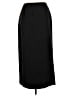 Michele 100% Polyester Solid Black Formal Skirt Size 12 - photo 1