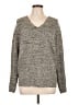 Uniqlo 100% Cotton Tweed Gray Pullover Sweater Size L - photo 1