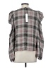 Drew Plaid Gray 3/4 Sleeve Blouse Size S - photo 2