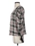 Drew Plaid Gray 3/4 Sleeve Blouse Size S - photo 5