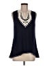 Max Studio Blue Sleeveless T-Shirt Size M - photo 1