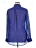 Guess 100% Polyester Color Block Blue Long Sleeve Blouse Size XL - photo 2