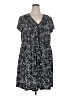 Apt. 9 Print Gray Casual Dress Size 2X - photo 1