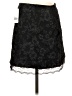 Bebe 100% Polyester Black Formal Skirt Size 0 - photo 1