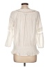 Nine West 100% Cotton Ivory 3/4 Sleeve Blouse Size L - photo 2