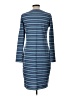 Lularoe Stripes Blue Casual Dress Size L - photo 2