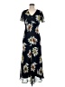 Taylor 100% Polyester Floral Black Casual Dress Size 6 - photo 1