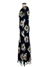 Taylor 100% Polyester Floral Black Casual Dress Size 6 - photo 5