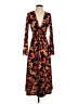 Prabal Gurung Paisley Orange Casual Dress Size S - photo 1