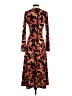 Prabal Gurung Paisley Orange Casual Dress Size S - photo 2