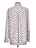 BeachLunchLounge Print Ivory Long Sleeve Blouse Size L - photo 2