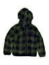 Little Me 100% Polyester Plaid Green Snow Jacket Size 4T - photo 1