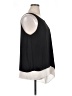 Max Studio 100% Polyester Color Block White Black Sleeveless Blouse Size XL - photo 4
