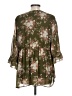 DR2 Green 3/4 Sleeve Blouse Size L - photo 2