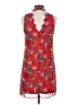 A. Byer Paisley Red Casual Dress Size S - photo 2