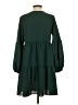 Unbranded Solid Green Casual Dress Size S - photo 2