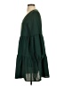 Unbranded Solid Green Casual Dress Size S - photo 5