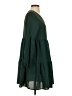 Unbranded Solid Green Casual Dress Size S - photo 4
