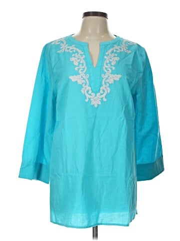 Chico's 3/4 Sleeve Blouse (view 1)