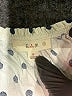 E&M Collection Polka Dots Ivory Short Sleeve Blouse Size S - photo 7