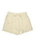 Athleta 100% Linen Solid Tan Khaki Shorts Size S - photo 1