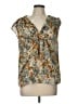Talbots 100% Polyester Gold Sleeveless Blouse Size 10 - photo 1