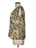 Talbots 100% Polyester Gold Sleeveless Blouse Size 10 - photo 5