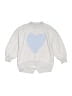 Old Navy Hearts Silver Pullover Sweater Size 5 - photo 1