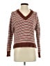 Madewell 100% Cotton Stripes Brown Pullover Sweater Size XS - photo 1