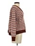 Madewell 100% Cotton Stripes Brown Pullover Sweater Size XS - photo 4