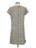 Zara Basic 100% Cotton Chevron-herringbone Gray Casual Dress Size M - photo 2