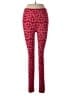 Lularoe Hearts Red Leggings One size - photo 1