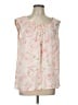 Talbots 100% Polyester Pink Sleeveless Blouse Size L - photo 1