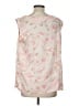 Talbots 100% Polyester Pink Sleeveless Blouse Size L - photo 2