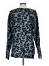 Tart Animal Print Blue Pullover Sweater Size L - photo 2