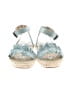 Splendid 100% Leather Blue Sandals Size 8 - photo 2