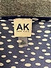 AK Anne Klein Polka Dots Blue Short Sleeve Henley Size 1X - photo 7