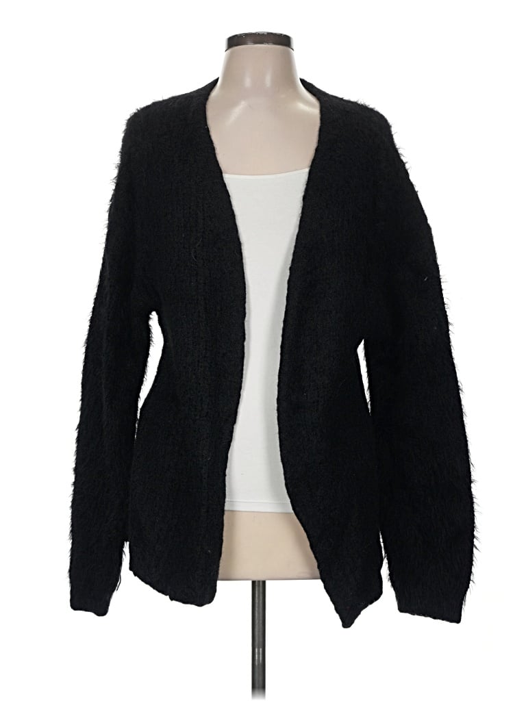 Pre-owned Love Tree Cardigan Sweater In Black