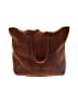Assorted Brands 100% Leather Solid Brown Leather Tote One size - photo 3