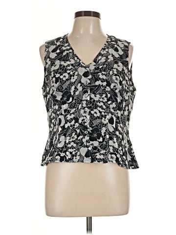 Jones New York Collection Sleeveless Silk Top (view 1)