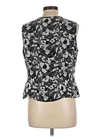 Jones New York Collection Sleeveless Silk Top (view 2)